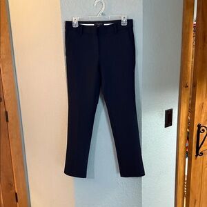 Ann Taylor Loft navy blue ankle dress pants